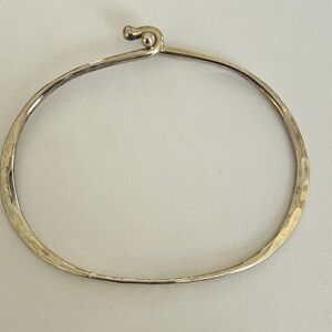 James Avery Hammered Silver Bracelet